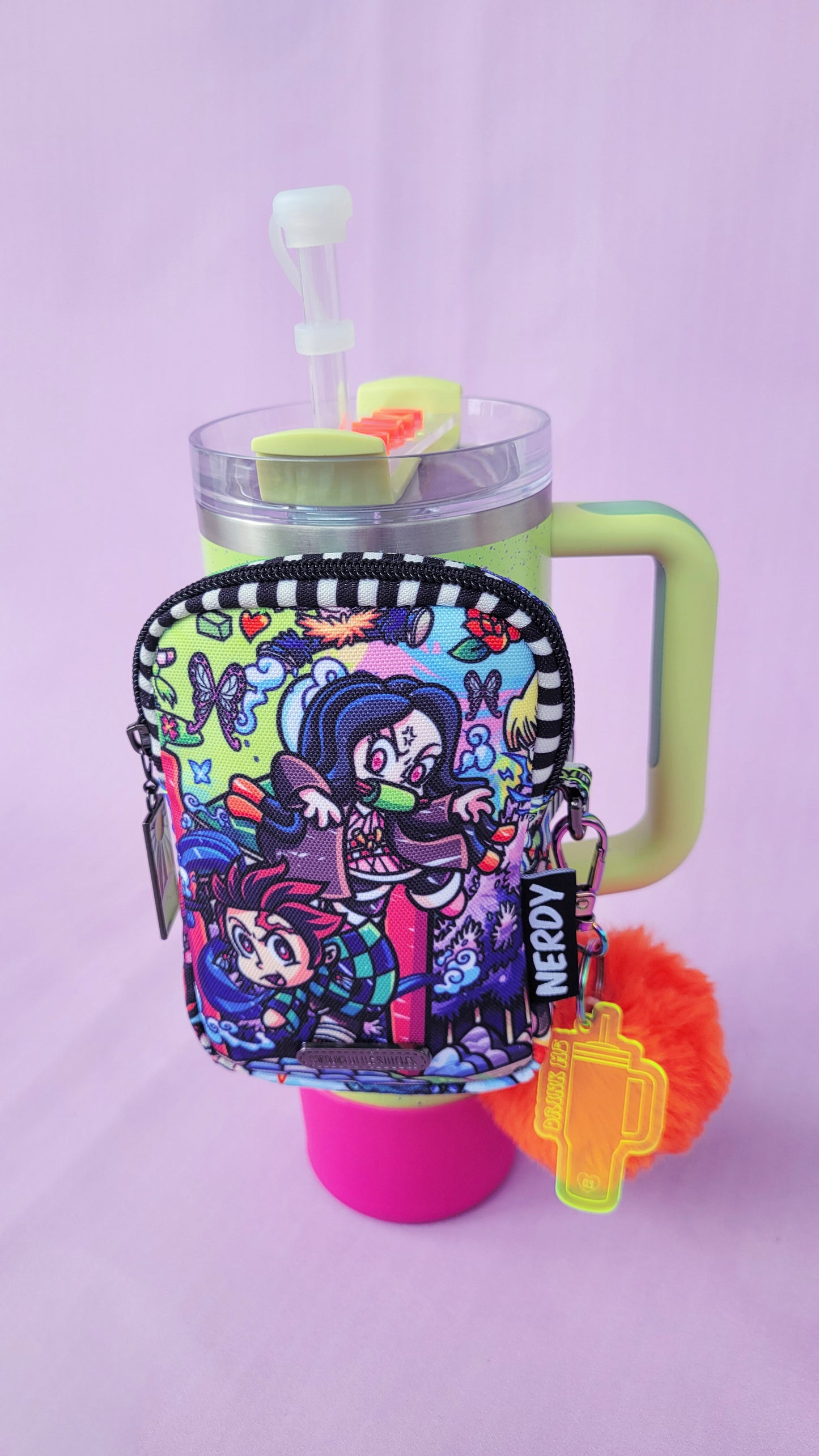 Small Business Saturday Pom Pom Keychain