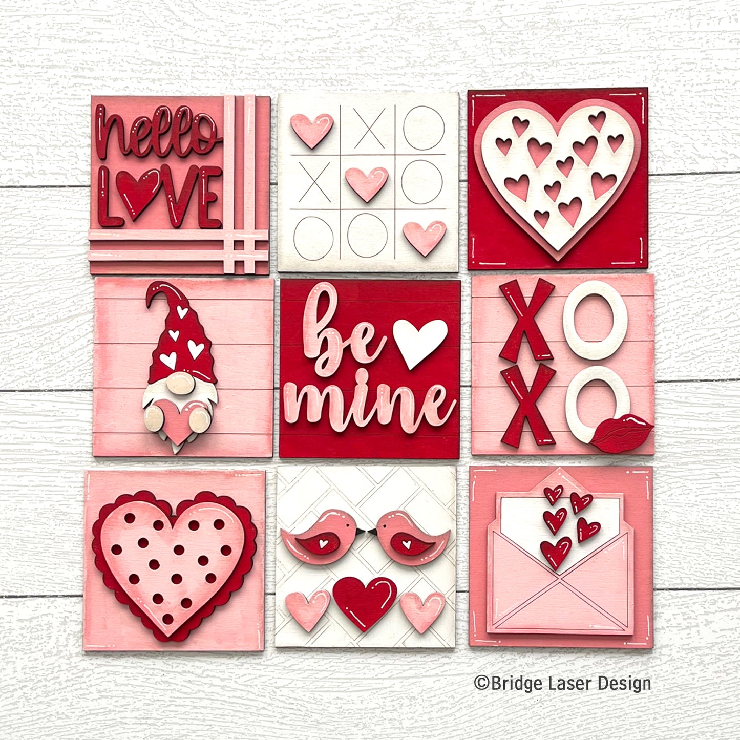 Holiday and Whimsy Ladder Painting Class | Valentine's Day