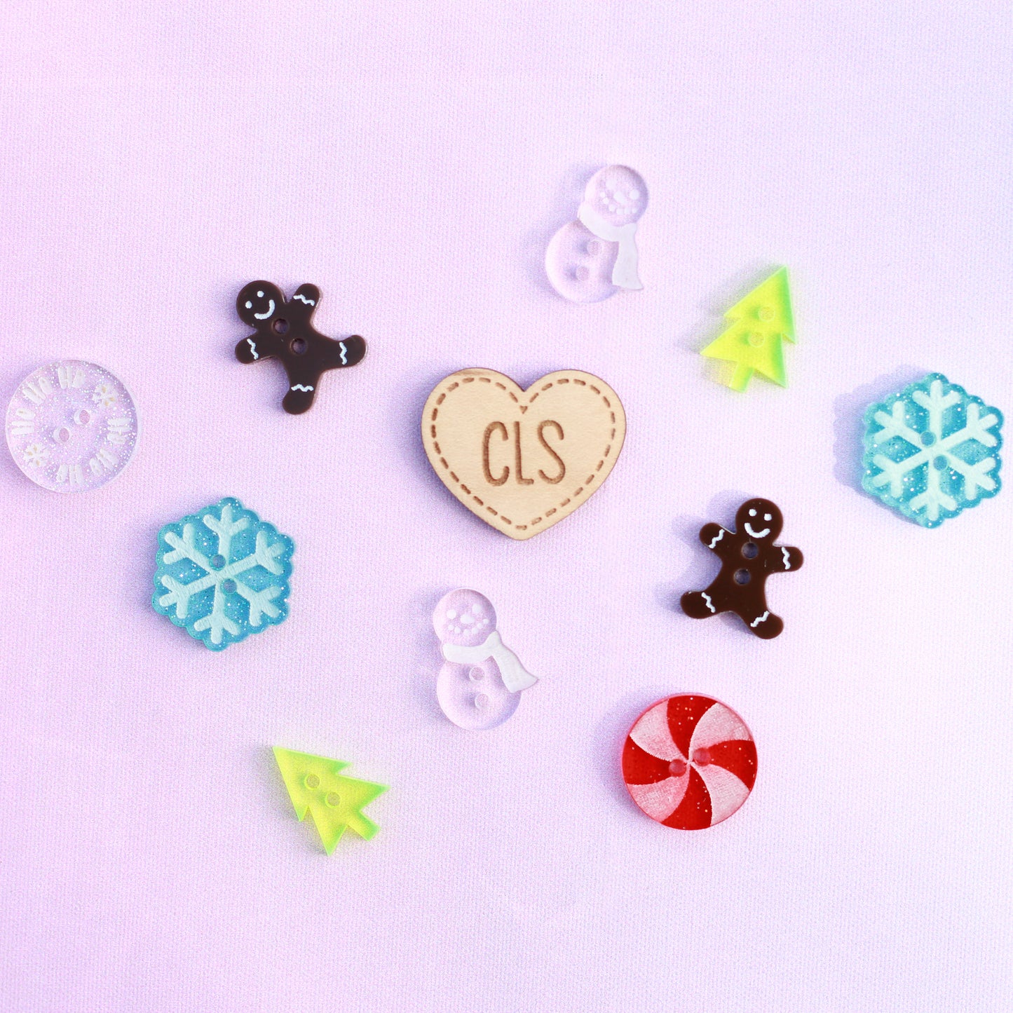 Festive Bestie Buttons