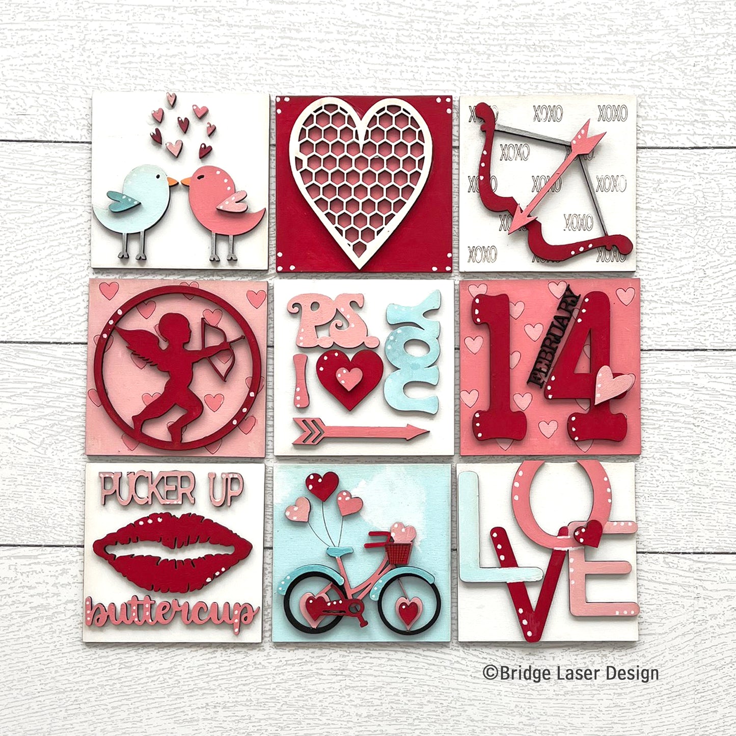 Holiday and Whimsy Ladder Painting Class | Valentine's Day
