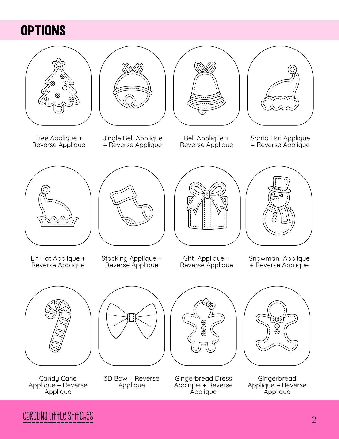 Yule Tidings | Bitty Bug Pack Add-on Sewing Pattern