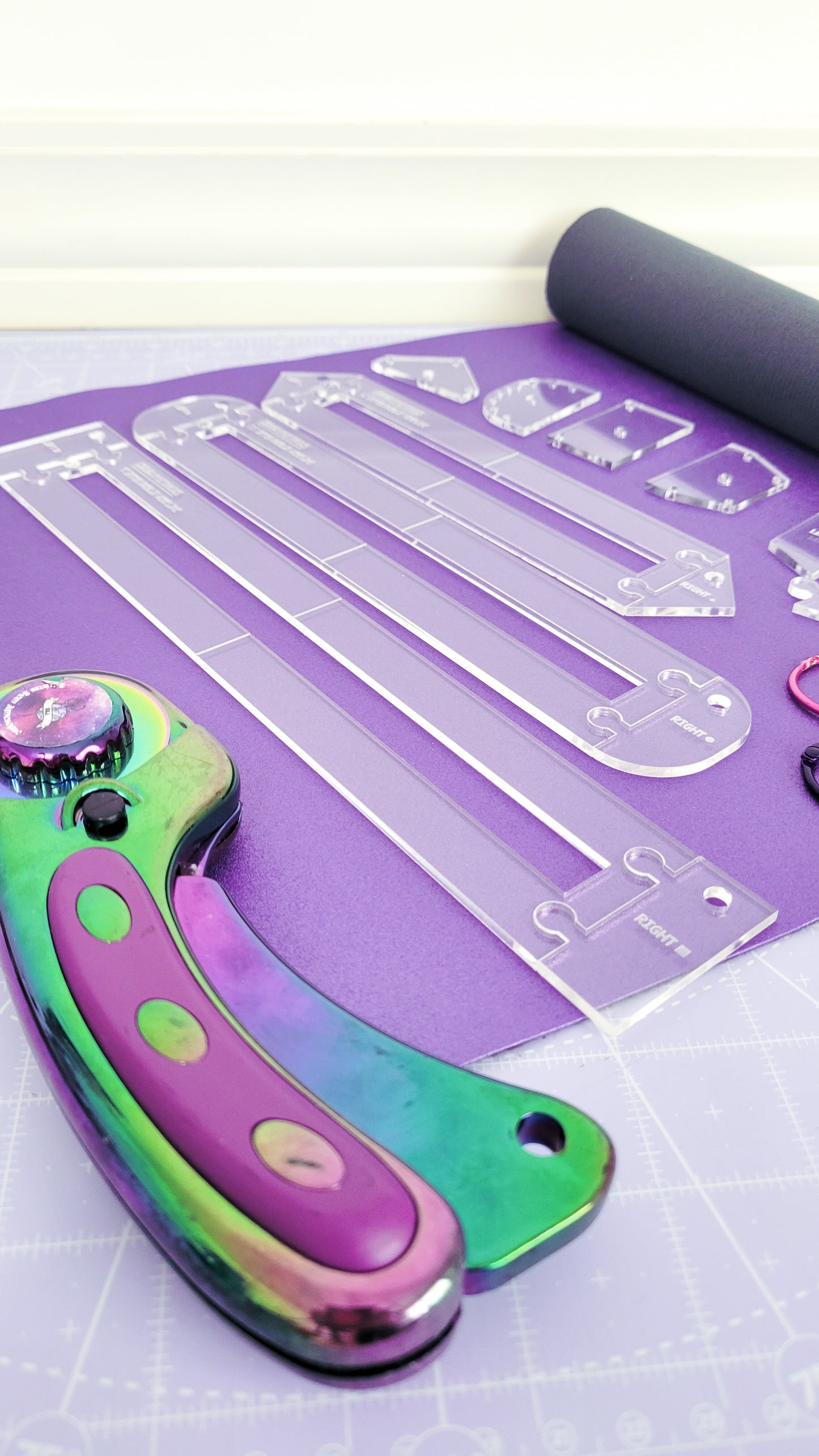 Interchangeable Zipper Overlay Templates Al La Carte