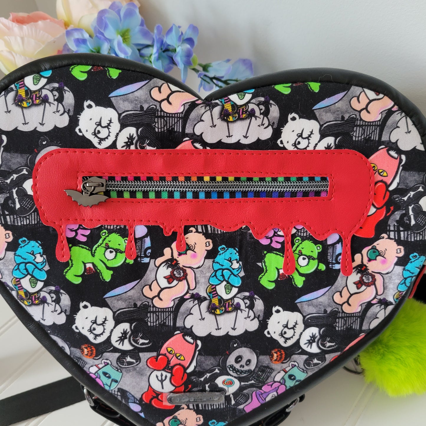 6" Drip Zipper Overlay SVG