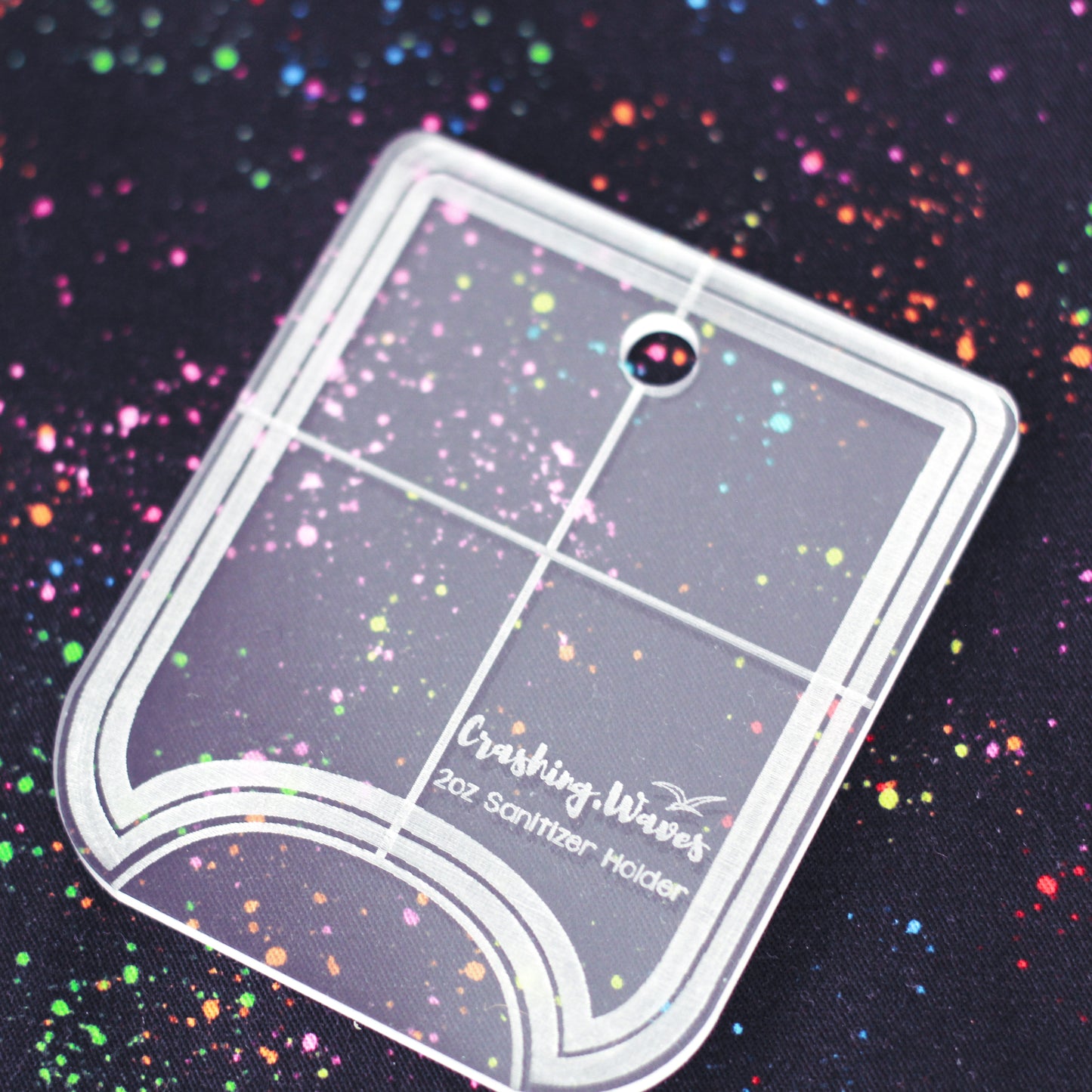 2oz Sanitizer Holder Back Fussy Cutter