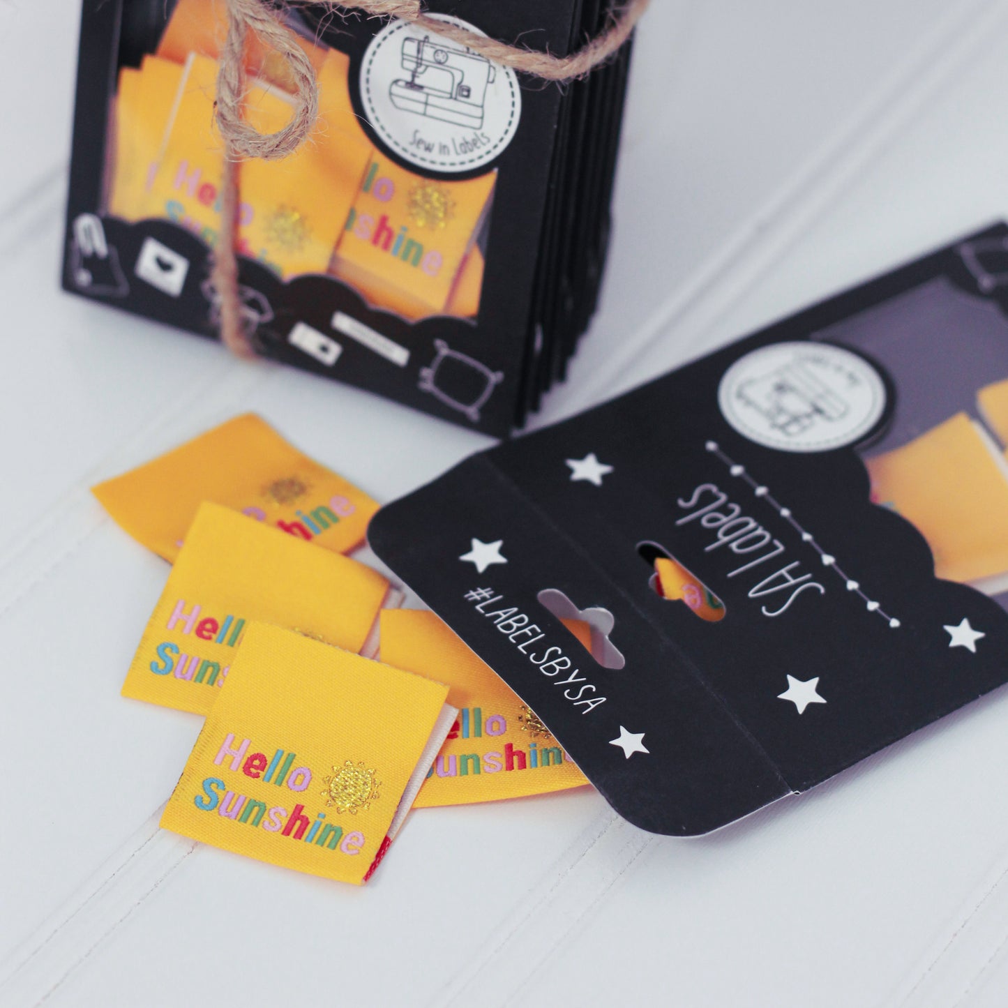 Hello Sunshine | Woven Sew In Labels