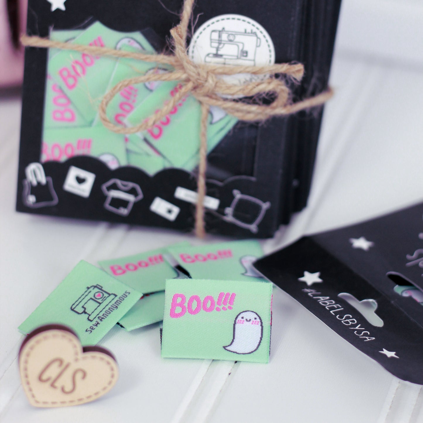 Boo!!! | Woven Sew In Labels