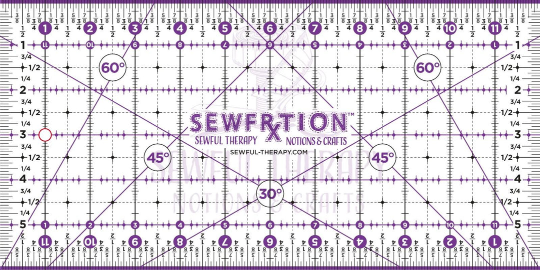 6x12" SewFrxtion Ruler