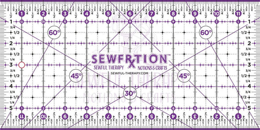 6x12" SewFrxtion Ruler