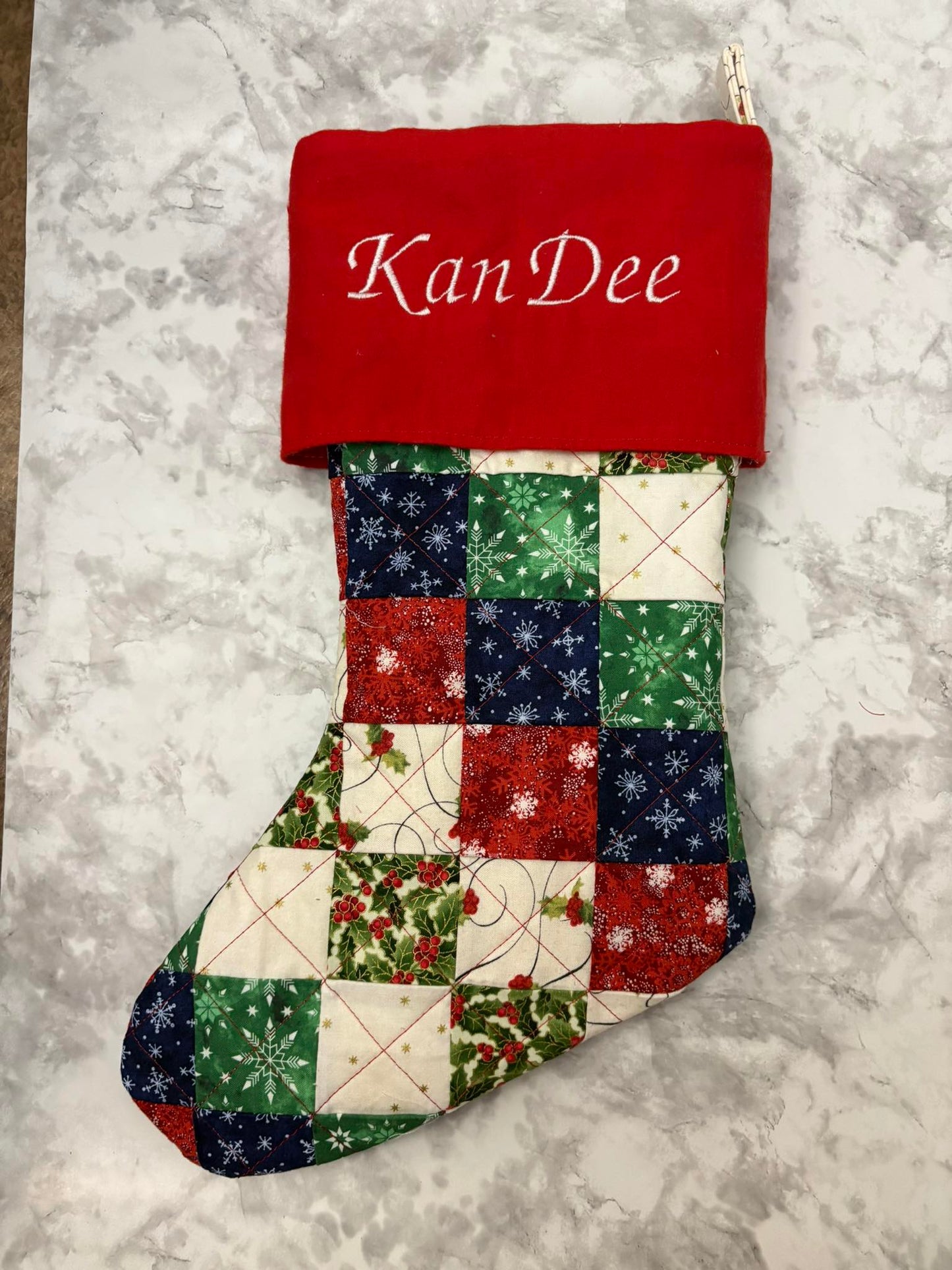 Be Merry Stocking Sewing Pattern