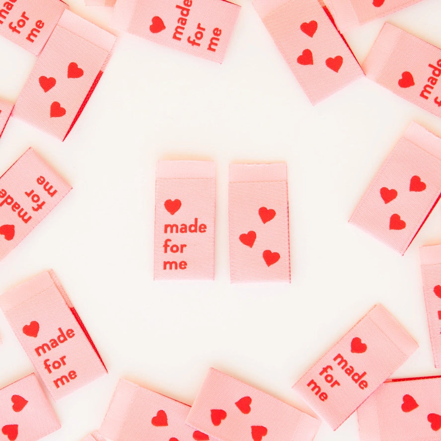 Made For Me Heart | Woven Labels