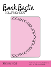 Load image into Gallery viewer, Large Scallop Hack : Book Bestie Sewing Pattern
