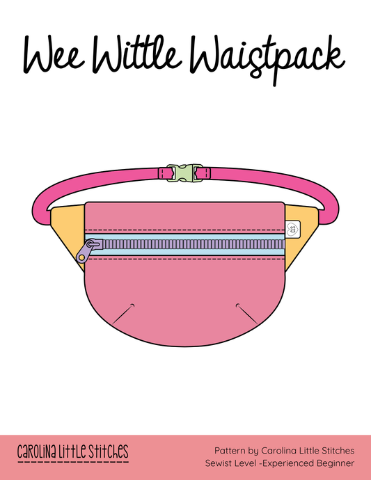 Wee Wittle Waistpack Sewing Pattern