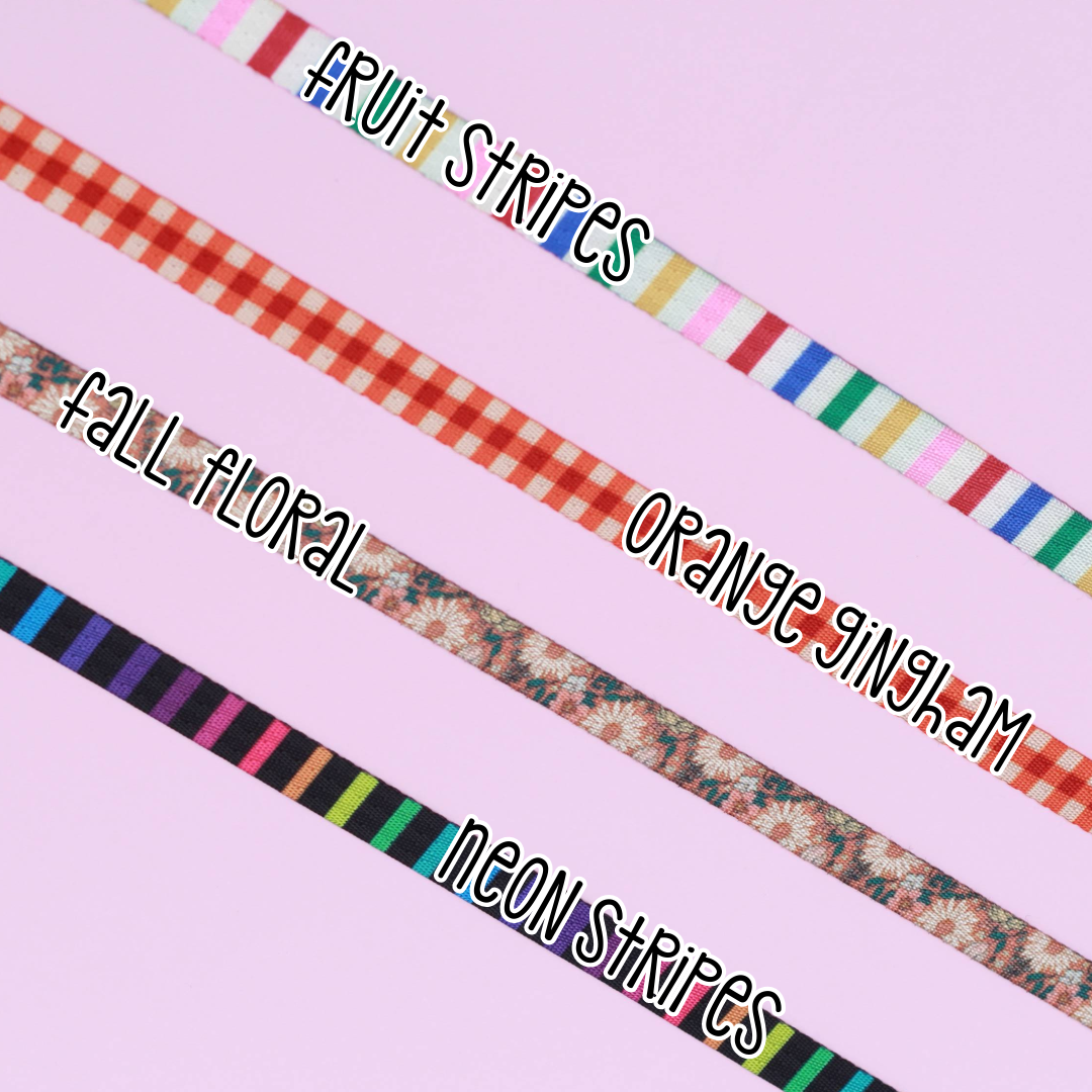 Printed 1/2" Nylon Seatbelt Webbing