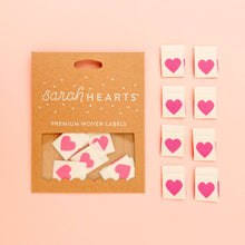 Load image into Gallery viewer, Pink Heart | Woven Labels
