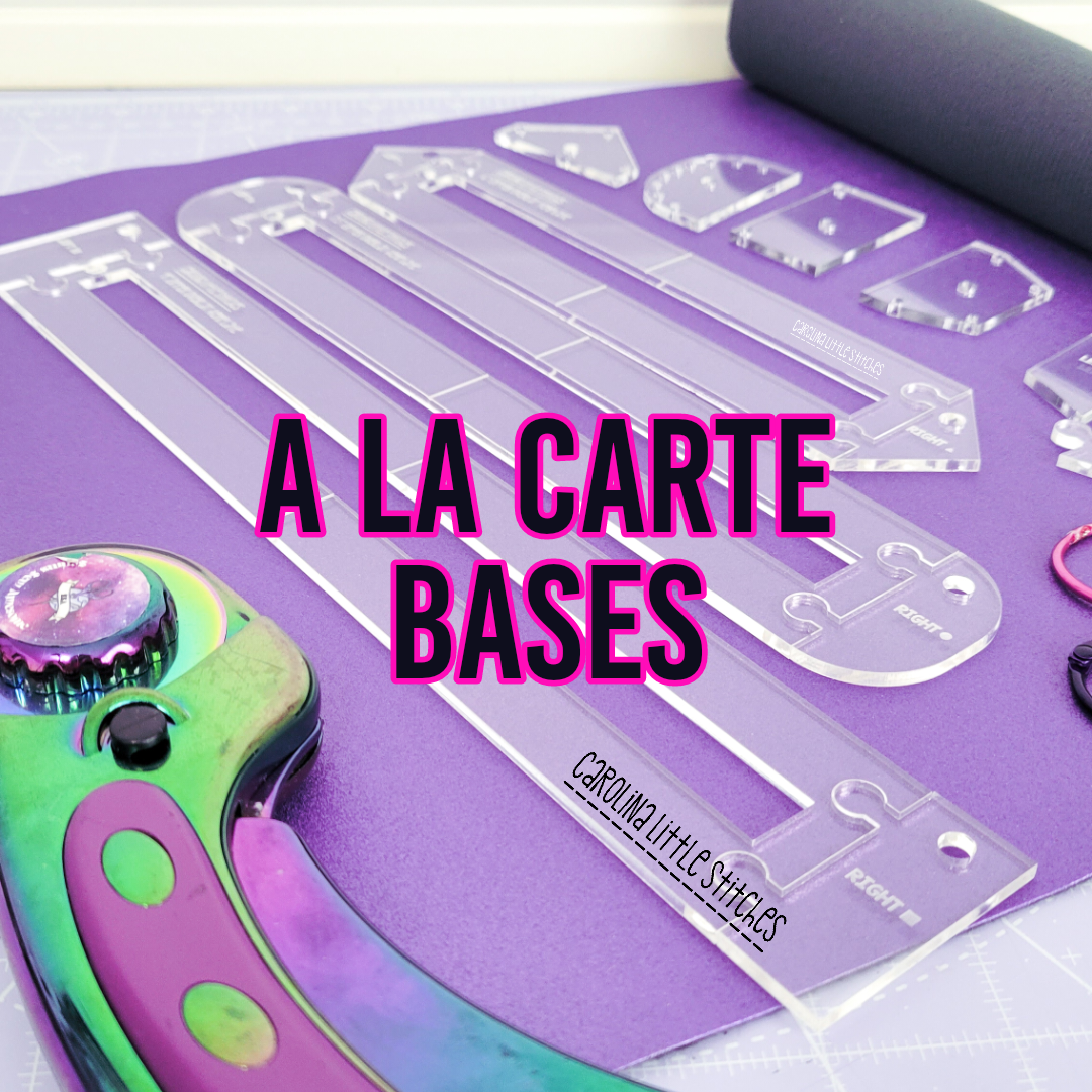 Interchangeable Zipper Overlay Templates Al La Carte