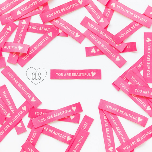 You Are Beautiful | Woven Labels